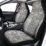 Ethnic Zentangle Pattern Print Universal Fit Car Seat Covers