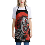 Evil Clown Print Apron