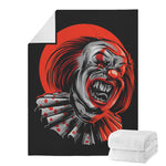 Evil Clown Print Blanket