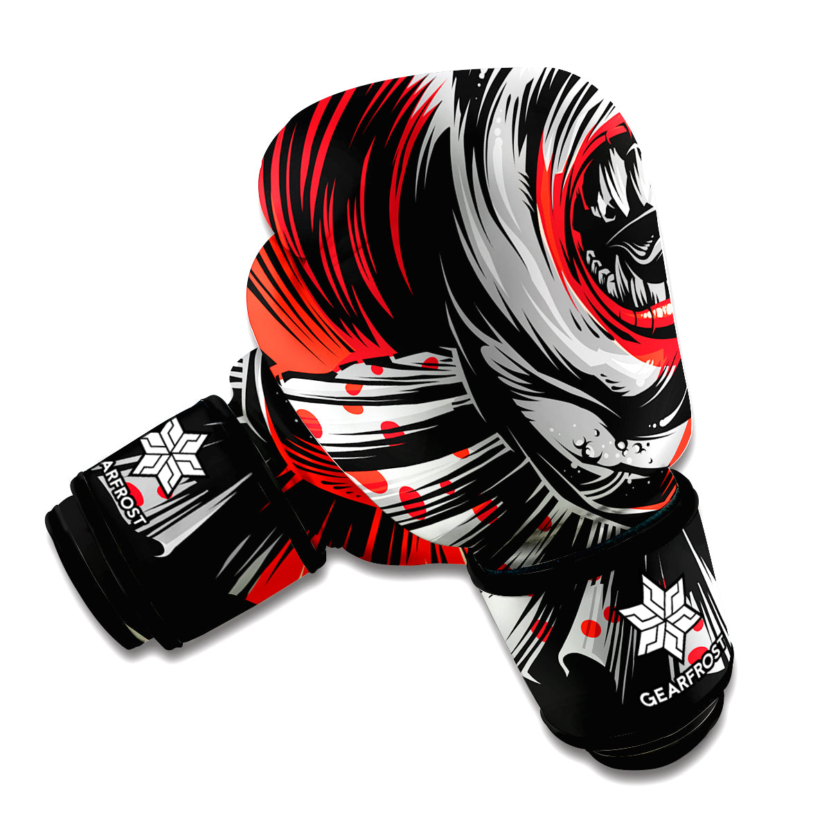 Evil Clown Print Boxing Gloves