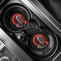 Evil Clown Print Car Coasters