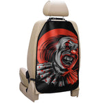 Evil Clown Print Car Seat Organizers