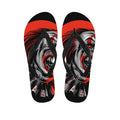 Evil Clown Print Flip Flops