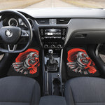 Evil Clown Print Front and Back Car Floor Mats