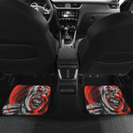 Evil Clown Print Front and Back Car Floor Mats