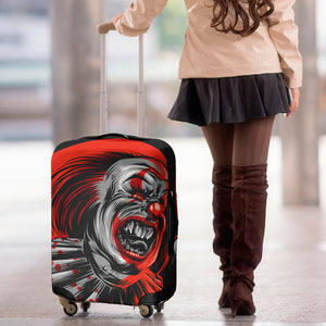 Evil Clown Print Luggage Cover