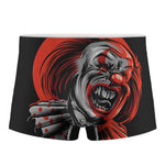Evil Clown Print Men's Boxer Briefs