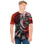 Evil Clown Print Men's T-Shirt