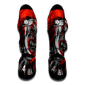 Evil Clown Print Muay Thai Shin Guards