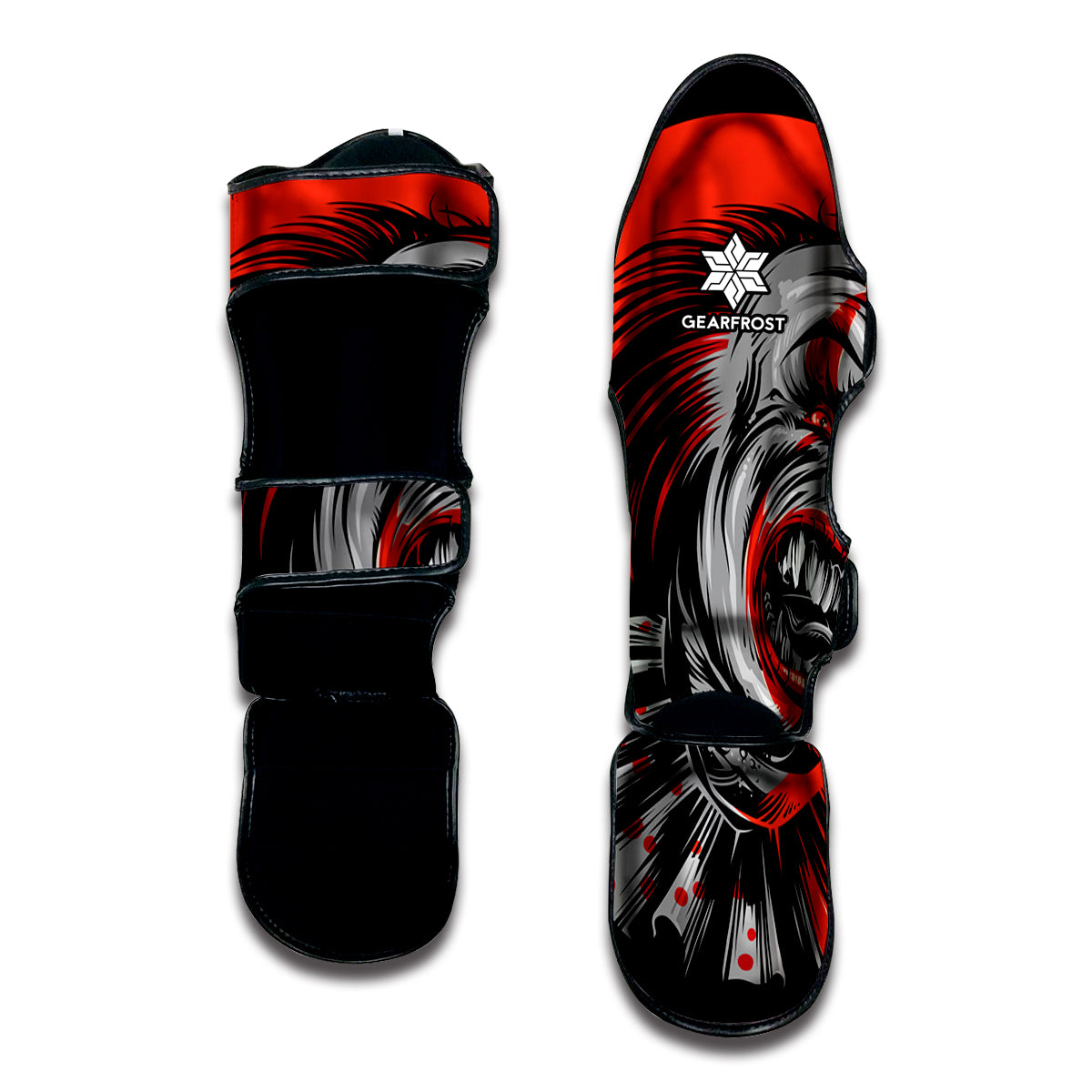 Evil Clown Print Muay Thai Shin Guard