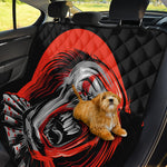 Evil Clown Print Pet Car Back Seat Cover