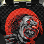 Evil Clown Print Pet Car Back Seat Cover