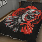 Evil Clown Print Quilt Bed Set