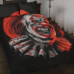 Evil Clown Print Quilt Bed Set