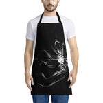 Evil Samurai Mask Print Apron