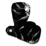 Evil Samurai Mask Print Boxing Gloves