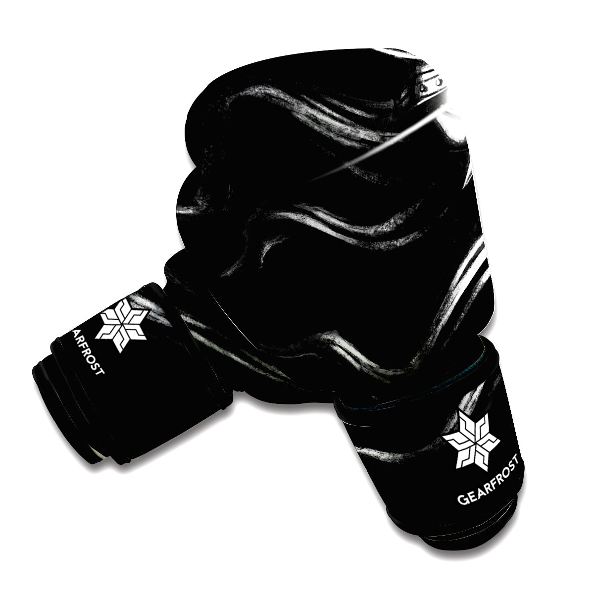 Evil Samurai Mask Print Boxing Gloves