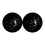 Evil Samurai Mask Print Car Coasters
