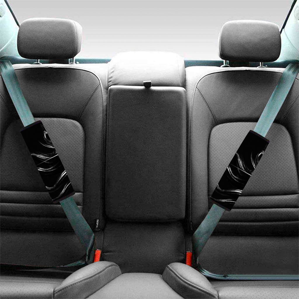 Evil Samurai Mask Print Car Seat Belt Covers