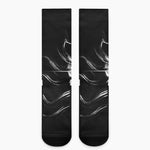 Evil Samurai Mask Print Crew Socks