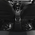 Evil Samurai Mask Print Front and Back Car Floor Mats