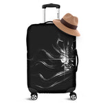 Evil Samurai Mask Print Luggage Cover