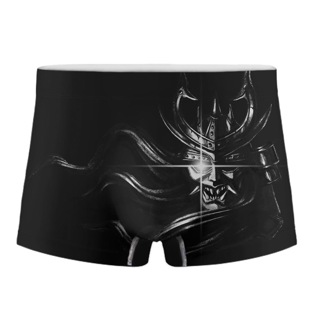 Evil Samurai Mask Print Men's Boxer Briefs