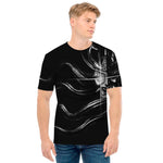 Evil Samurai Mask Print Men's T-Shirt