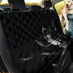 Evil Samurai Mask Print Pet Car Back Seat Cover