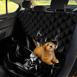 Evil Samurai Mask Print Pet Car Back Seat Cover