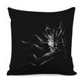 Evil Samurai Mask Print Pillow Cover