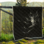 Evil Samurai Mask Print Quilt