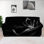 Evil Samurai Mask Print Sofa Cover
