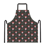 Evil Scary Clown Pattern Print Apron