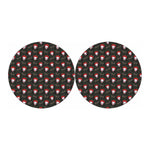 Evil Scary Clown Pattern Print Car Coasters