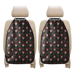 Evil Scary Clown Pattern Print Car Seat Organizers