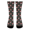 Evil Scary Clown Pattern Print Crew Socks