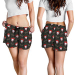 Evil Scary Clown Pattern Print Women's Shorts