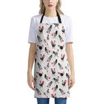 Exotic Chicken Pattern Print Apron