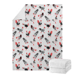 Exotic Chicken Pattern Print Blanket
