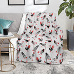 Exotic Chicken Pattern Print Blanket