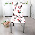 Exotic Chicken Pattern Print Dining Chair Slipcover