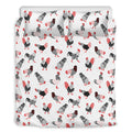 Exotic Chicken Pattern Print Duvet Cover Bedding Set