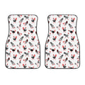 Exotic Chicken Pattern Print Front Car Floor Mats