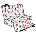 Exotic Chicken Pattern Print Pet Car Back Seat Cover