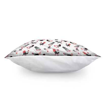 Exotic Chicken Pattern Print Pillow Cover