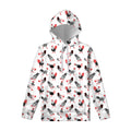 Exotic Chicken Pattern Print Pullover Hoodie