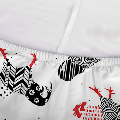 Exotic Chicken Pattern Print Sofa Cover