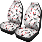 Exotic Chicken Pattern Print Universal Fit Car Seat Covers