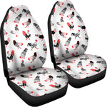 Exotic Chicken Pattern Print Universal Fit Car Seat Covers